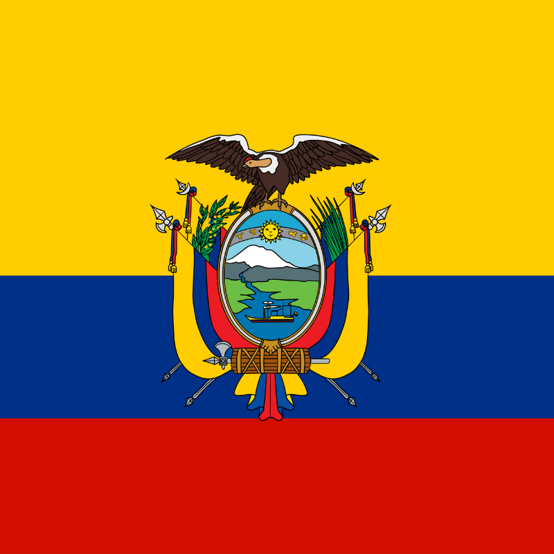 Bandera Ecuador