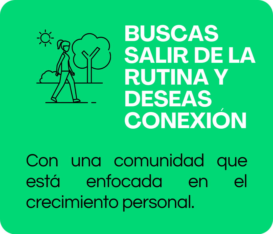 Salir de la rutina