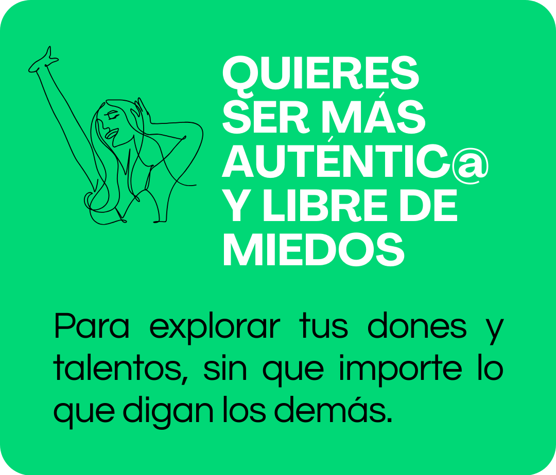 Auténtica y libre